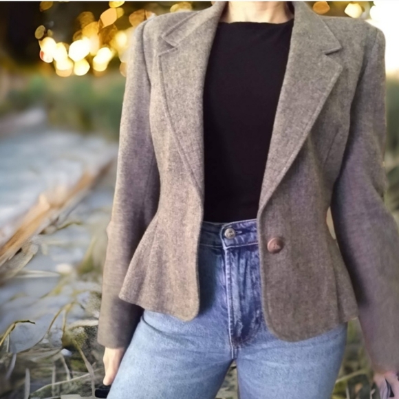 Vtg Wool 2-Piece Suit - Picture 8 of 12